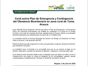 Comunicado oficial
