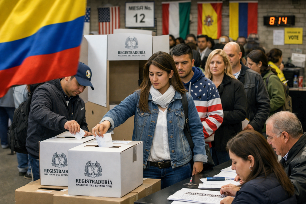 votación en el exterior