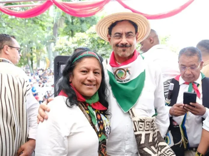 Iván Cepeda y Aida Quilcué