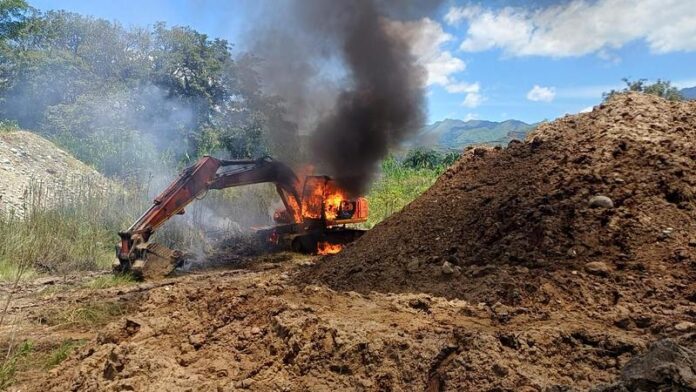 Operativo contra minería ilegal