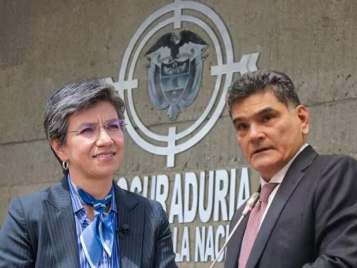 Claudia López y Gregorio Eljach.