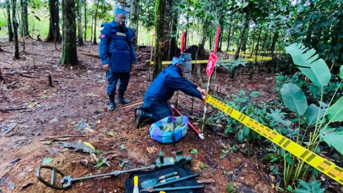 víctimas por minas en Colombia
