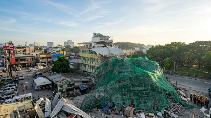 Derrumbe de edificio en Filipinas