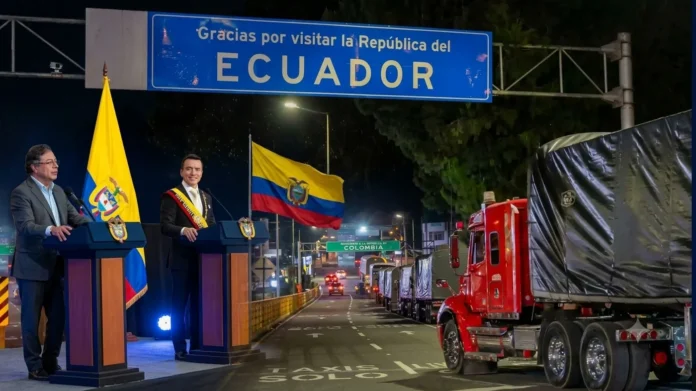 eliminación de aranceles Colombia Ecuador
