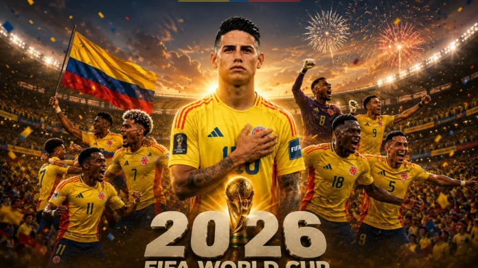 James Rodríguez en el Mundial