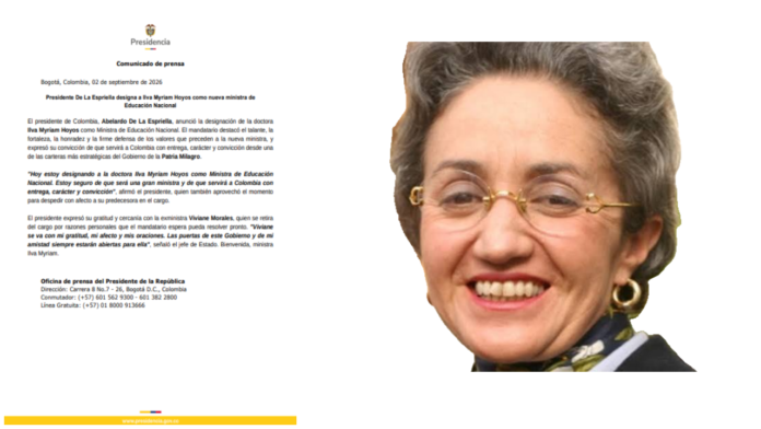 Ilva Myriam Hoyos ministra: Ilva Myriam Hoyos