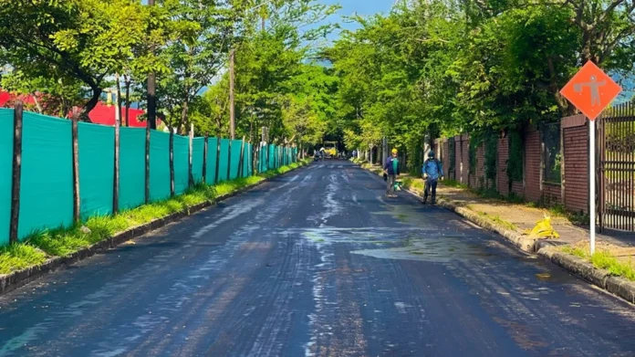pavimentación de vías urbanas