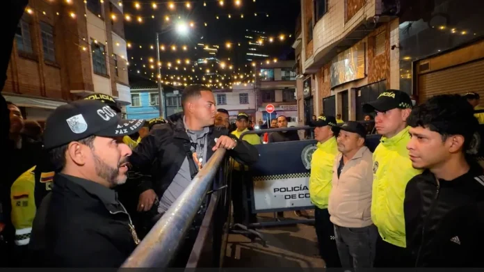 operativo en Bogotá